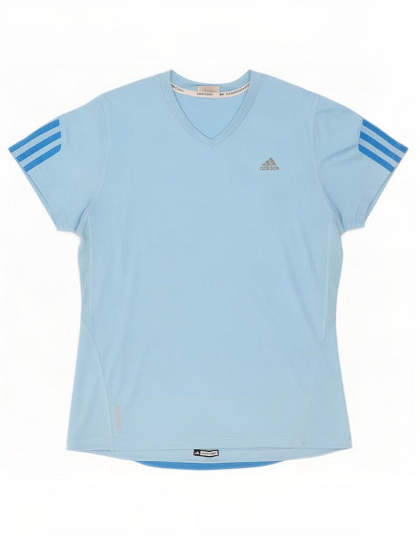 T-shirt Adidas Climacool da donna Top UK 18 XL poliestere blu