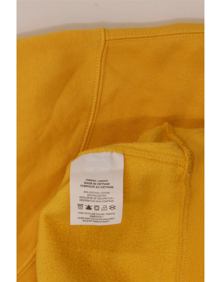 Felpa Nike Uomo Maglione XL Giallo Cotone