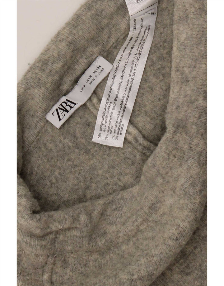 Set da 2 pezzi oversize in maglia Zara da donna UK 10 piccolo acrilico grigio