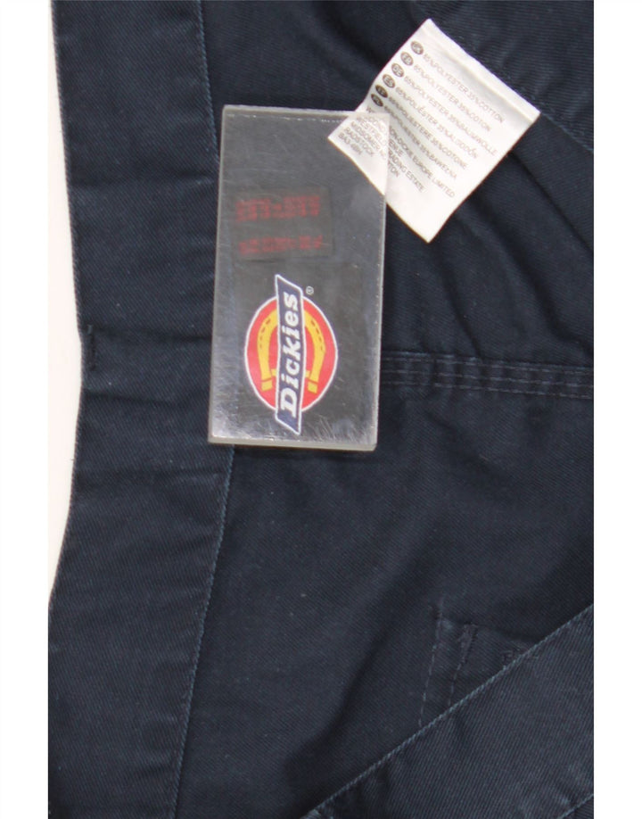 Dickies Pantaloni cargo dritti da uomo W34 L25 poliestere blu navy