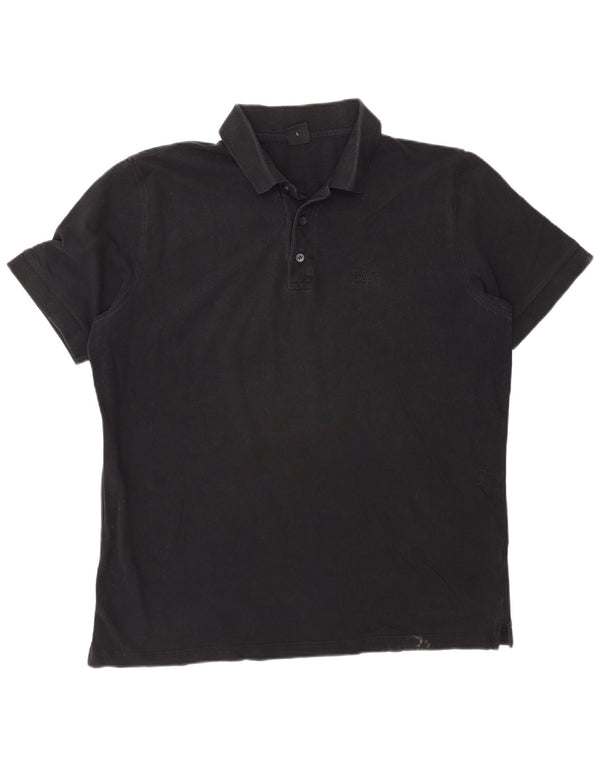 Polo da uomo Hugo Boss grande nera