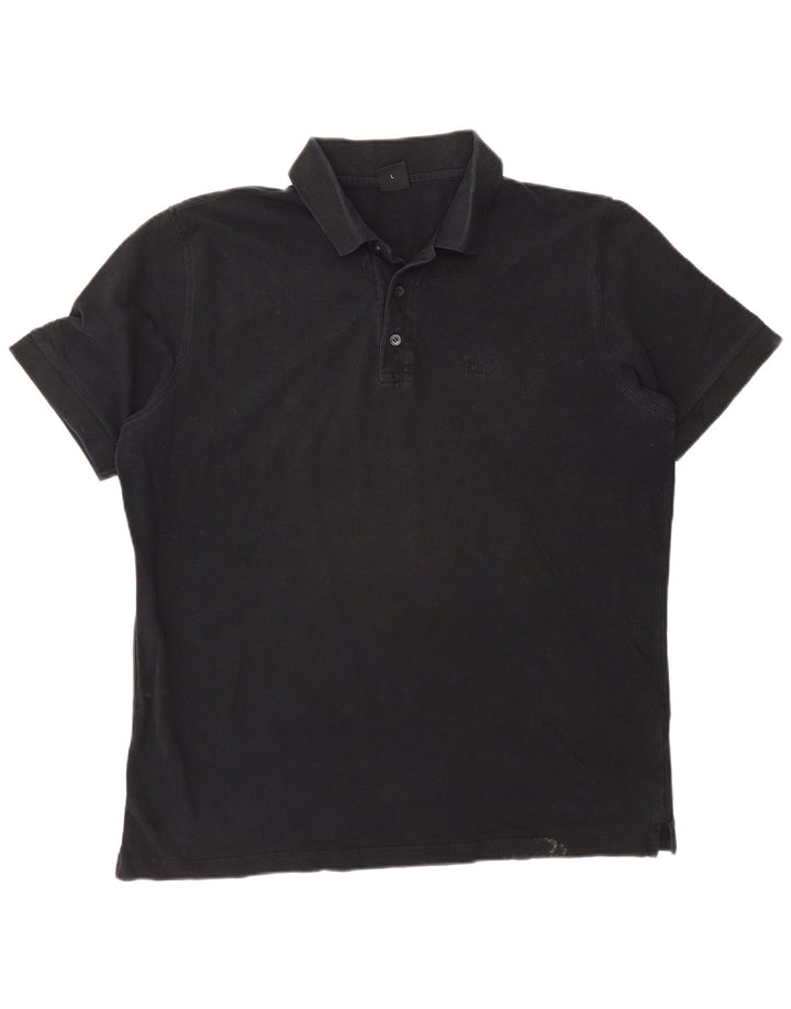 Polo da uomo Hugo Boss grande nera