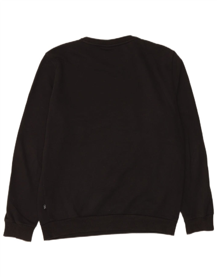 Felpa da uomo Puma Maglione piccolo cotone nero