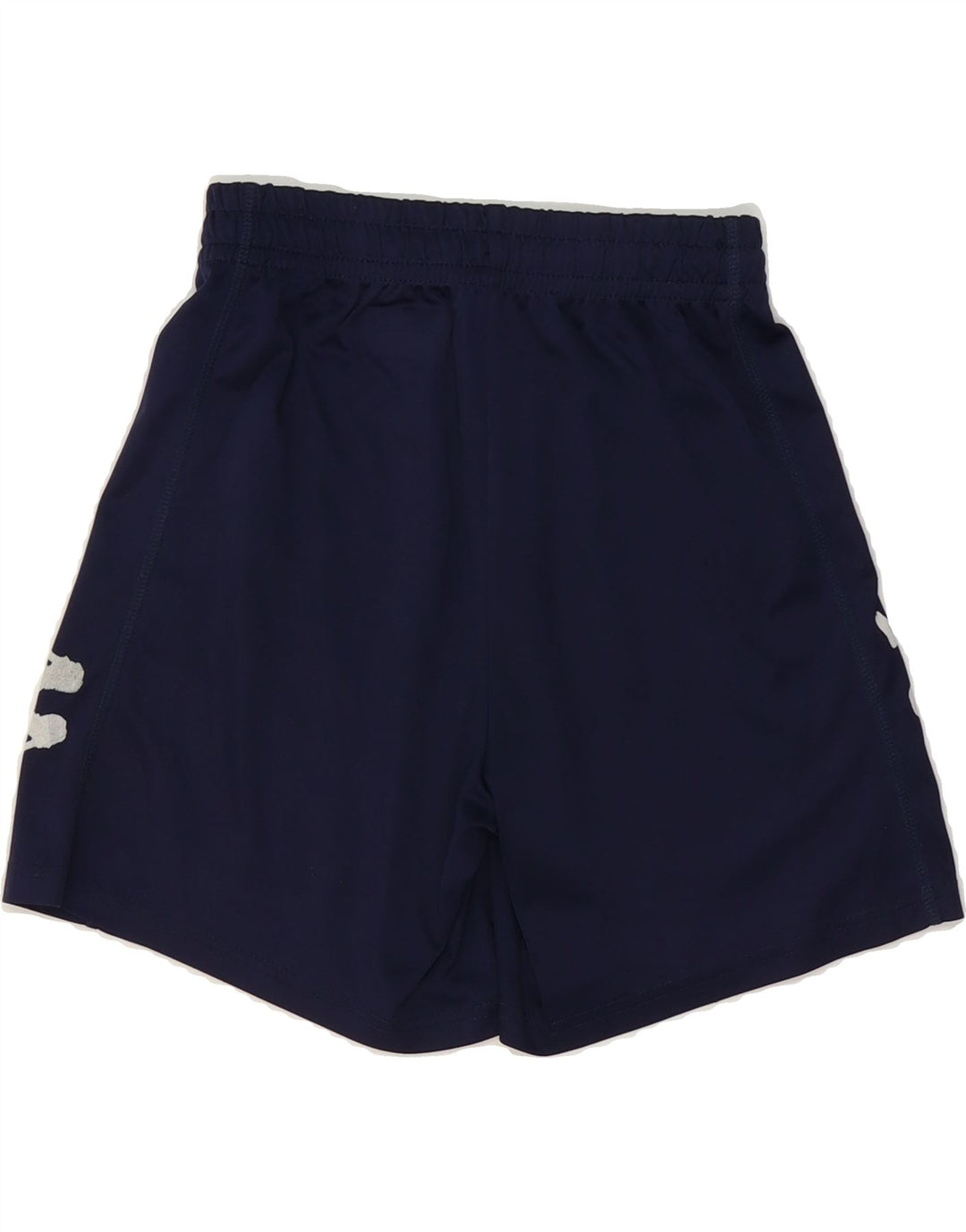 KAPPA Boys Graphic Sport Shorts 11-12 Years Navy Blue Polyester Vintage Kappa and Second-Hand Kappa from Messina Hembry 