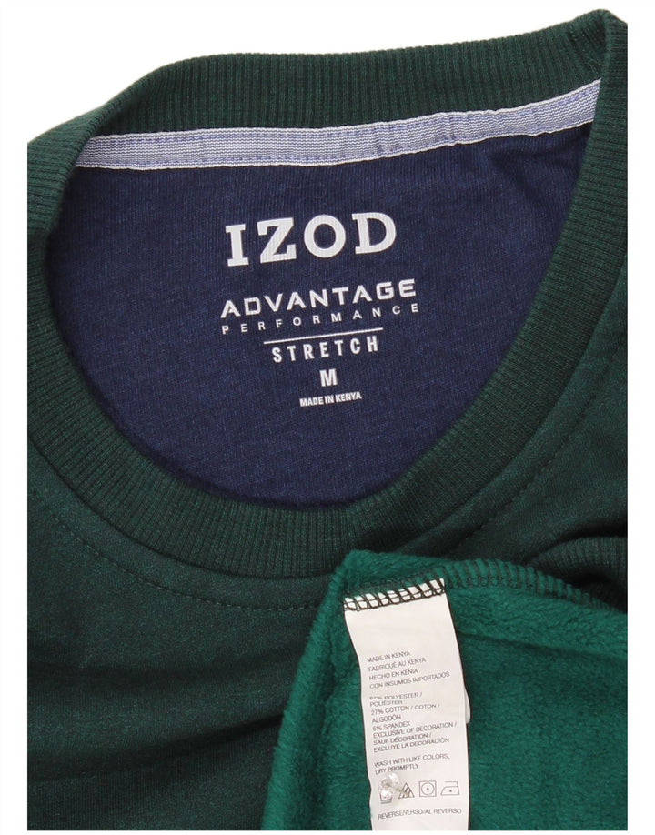 Felpa da uomo IZOD in cotone verde medio