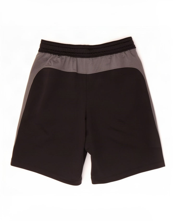 Pantaloncini sportivi da uomo Under Armour, poliestere color block medio nero
