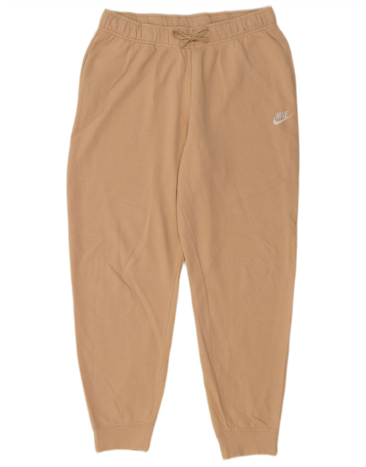 Pantaloni da tuta da uomo Nike Joggers grandi in cotone beige