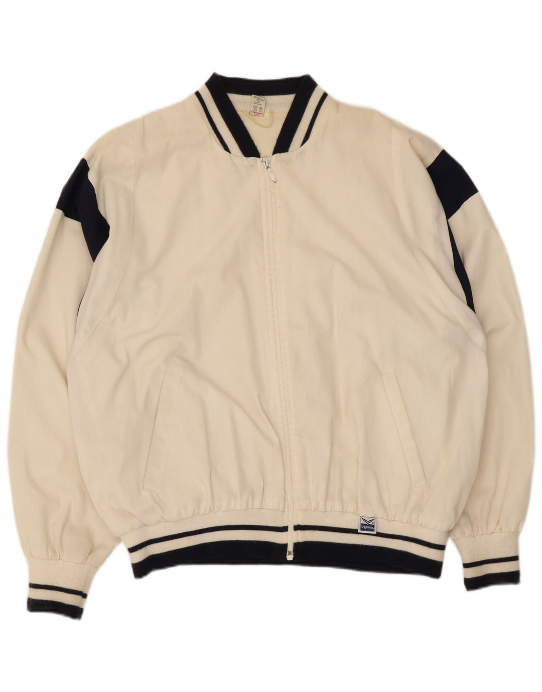Giubbotto bomber da uomo Trigema IT 52 XL Poliestere color block bianco