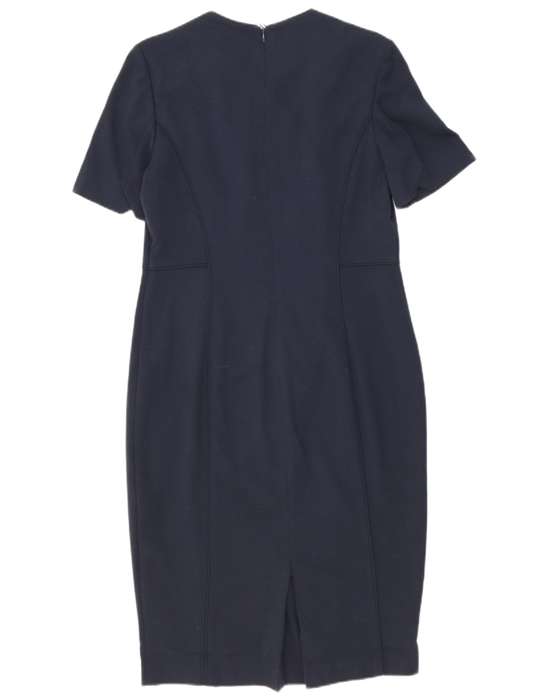 Abito tubino da donna Marks & Spencer UK 14 grande poliestere blu navy
