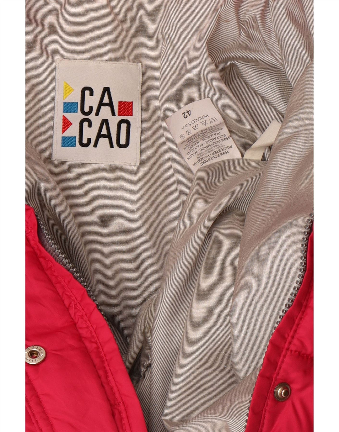 Tuta da sci con cappuccio da donna Cacao IT 42 Poliestere rosa medio