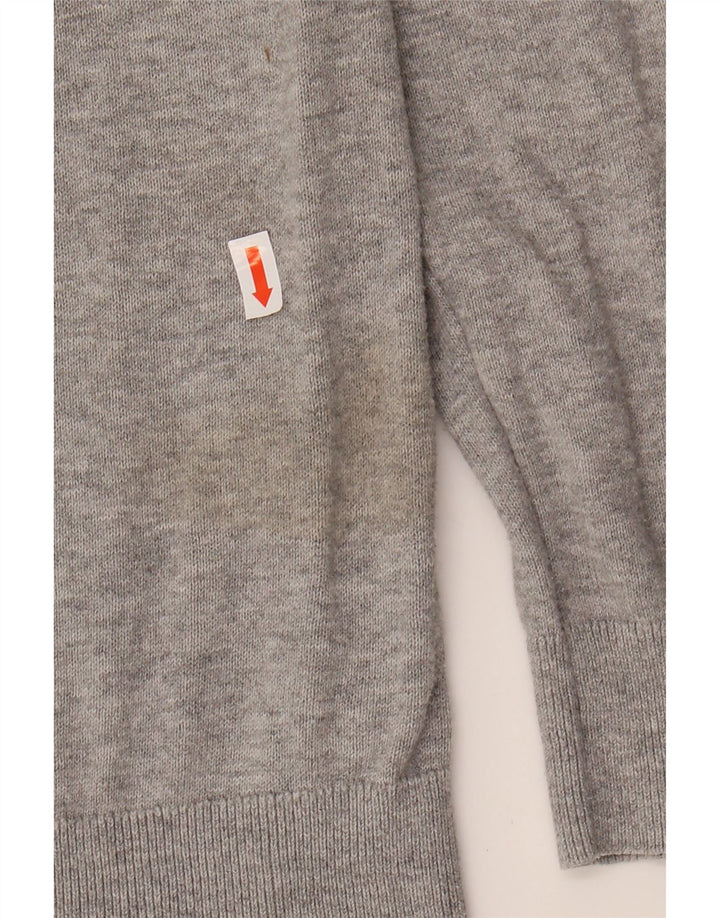 Maglione maglione con scollo a barca da donna Tommy Hilfiger UK 12 Grigio medio