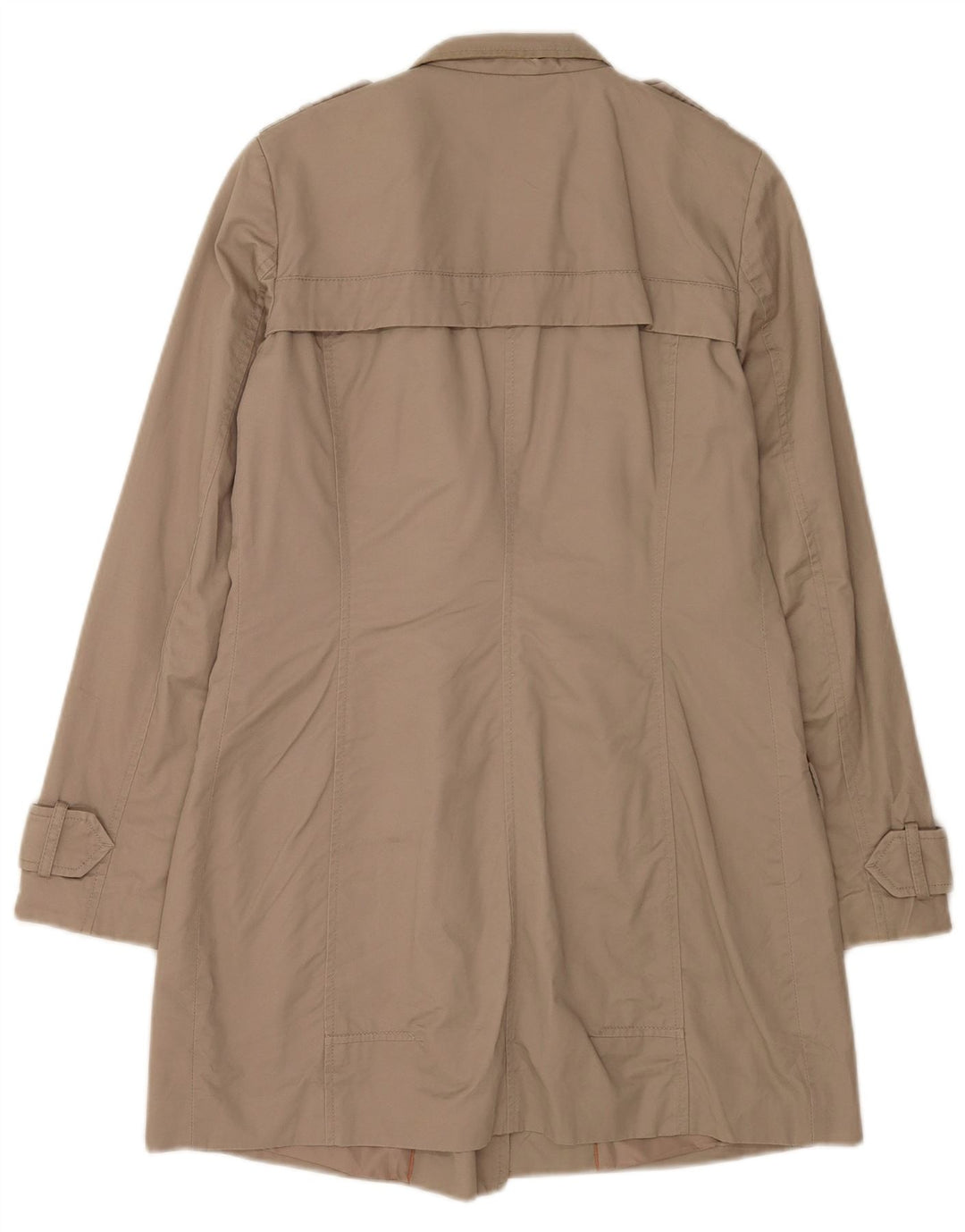 Trench da donna Zara UK 10 piccolo in cotone beige