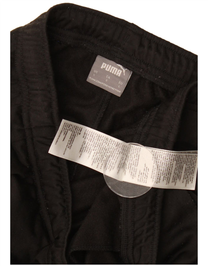 Pantaloni da tuta da uomo Puma Joggers grandi neri in poliestere