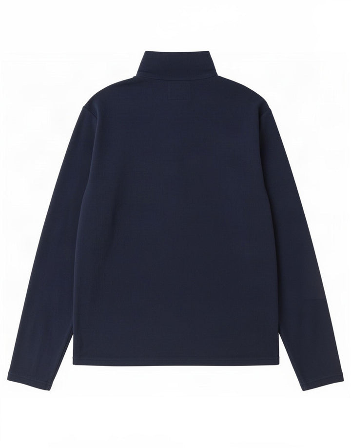 Maglione in pile da uomo con collo con zip Mountain Warehouse piccolo blu navy