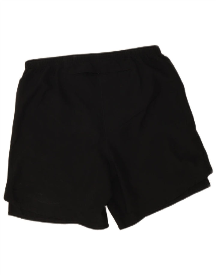 Pantaloncini sportivi Nike Dri Fit da uomo, poliestere medio nero