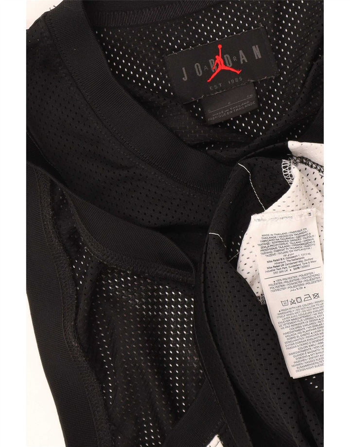 Gilet grafico da uomo Jordan Top piccolo in poliestere color block nero