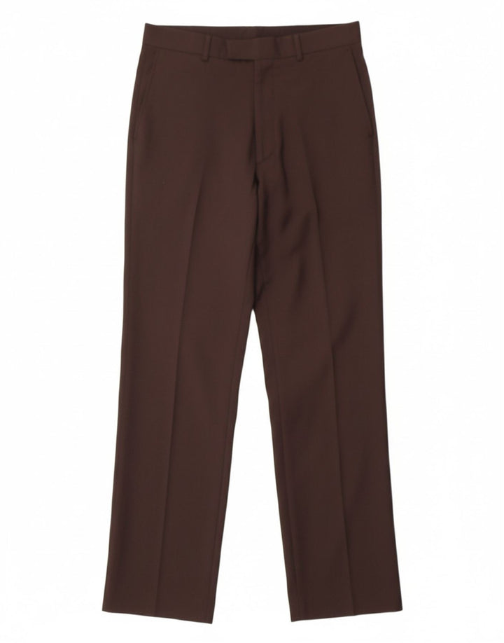 HUGO BOSS Womens Slim Chino Trousers W32 L33 Brown