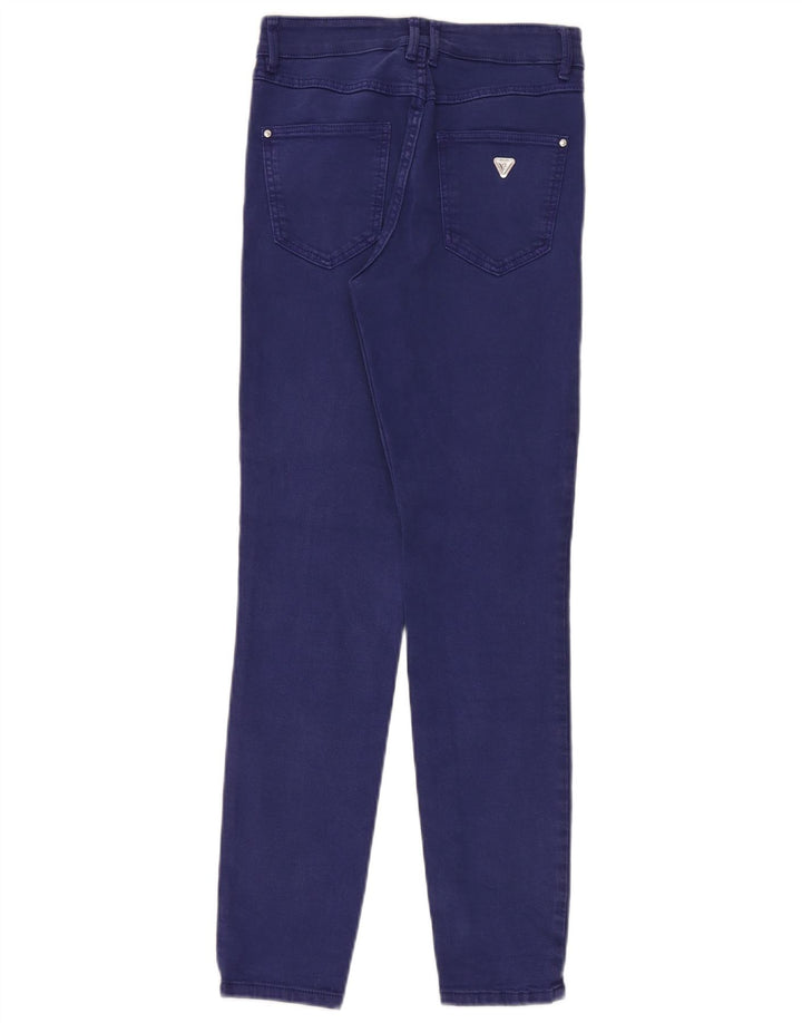 Jeans slim da donna Guess W27 L28 cotone blu
