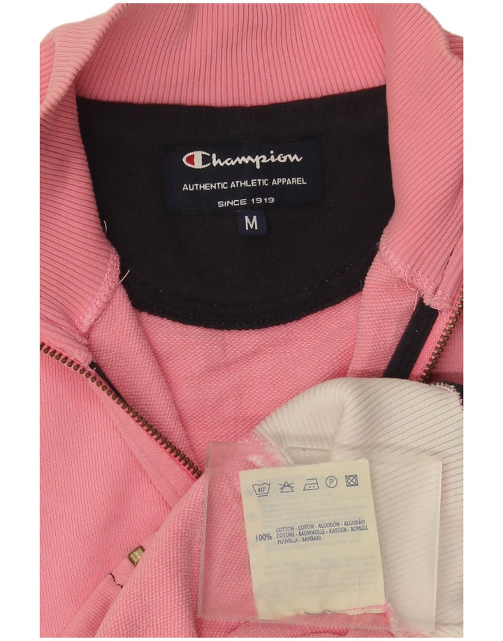 Giacca superiore della tuta da donna Champion UK 12 Cotone color block rosa medio