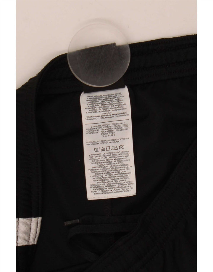 Pantaloncini sportivi Nike Dri Fit da donna UK 12 Medium Nero Colourblock Poliestere