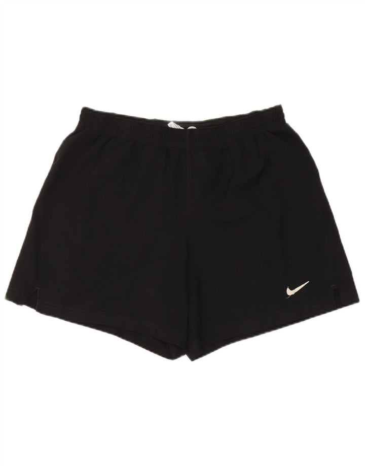 Pantaloncini sportivi Nike da uomo medio nero in poliestere