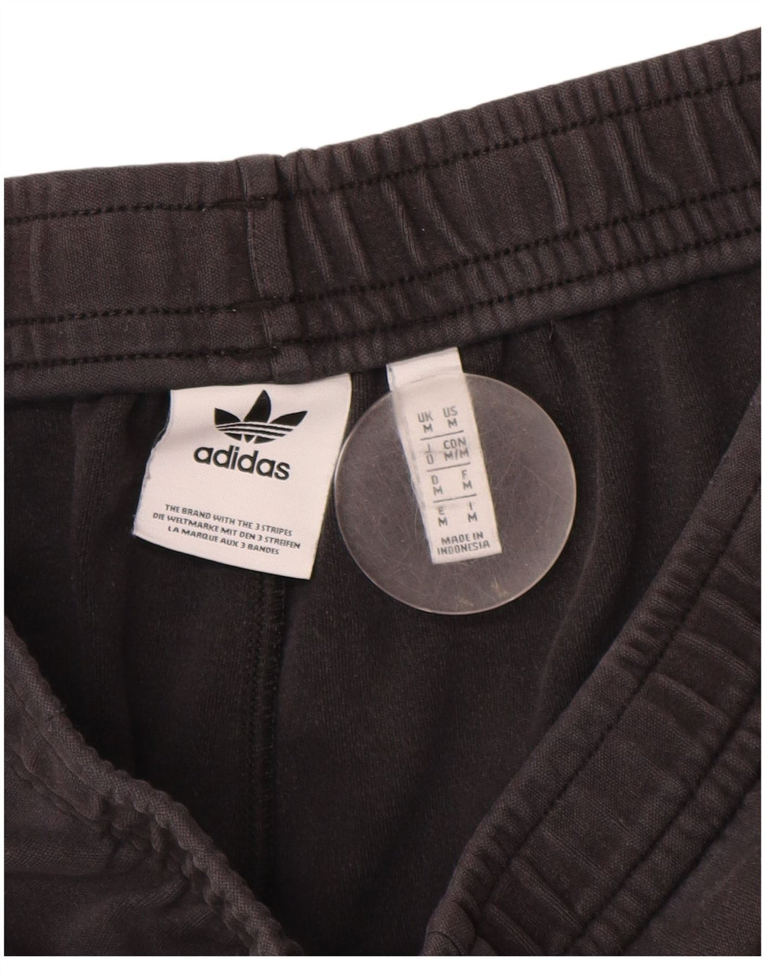 Pantaloncini sportivi Adidas da uomo medio cotone nero