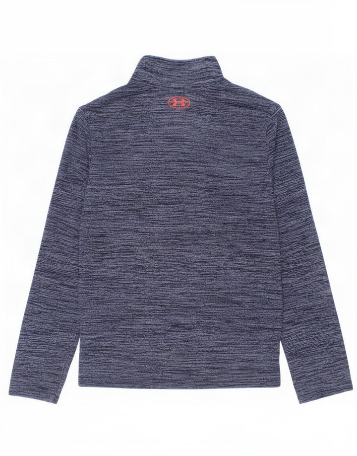 Top della tuta pullover da bambino Under Armour 6-7 anni blu navy screziato
