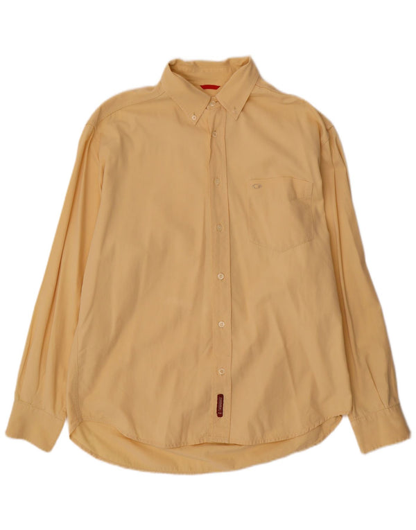 Camicia Carrera Uomo Large in cotone giallo