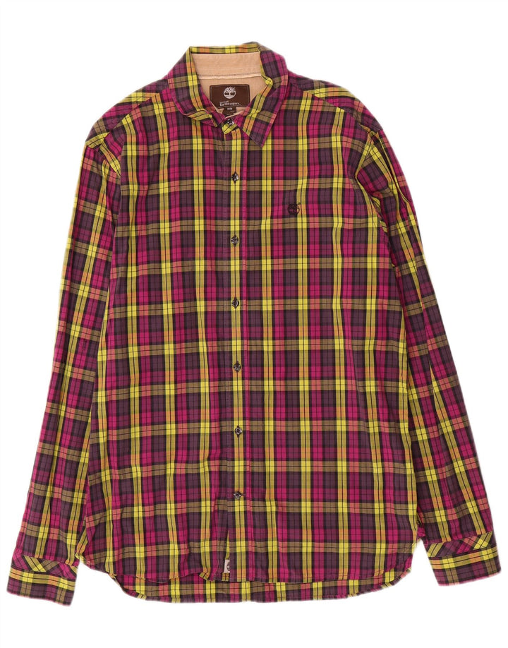 Camicia Timberland da uomo Earthkeepers vestibilità regolare a quadri multicolore medio