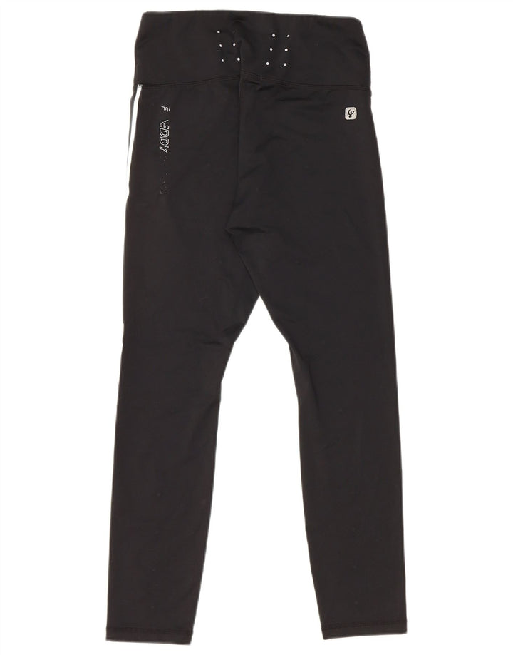 FREDDY Womens Graphic Leggings UK 10 Small Black Polyester