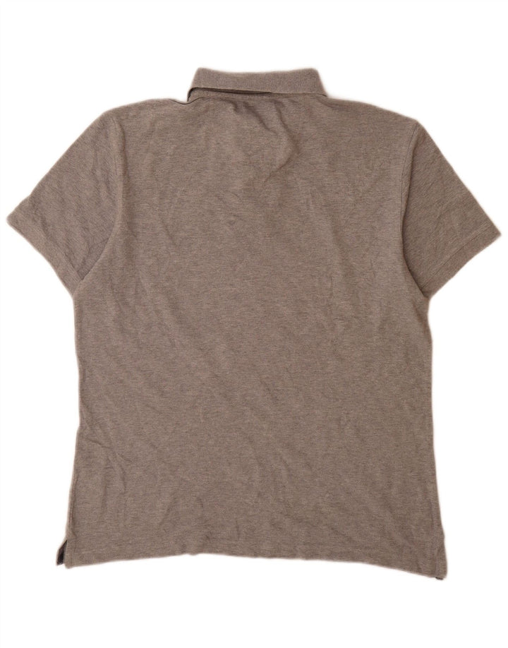 Polo da uomo Barbour XL in cotone grigio