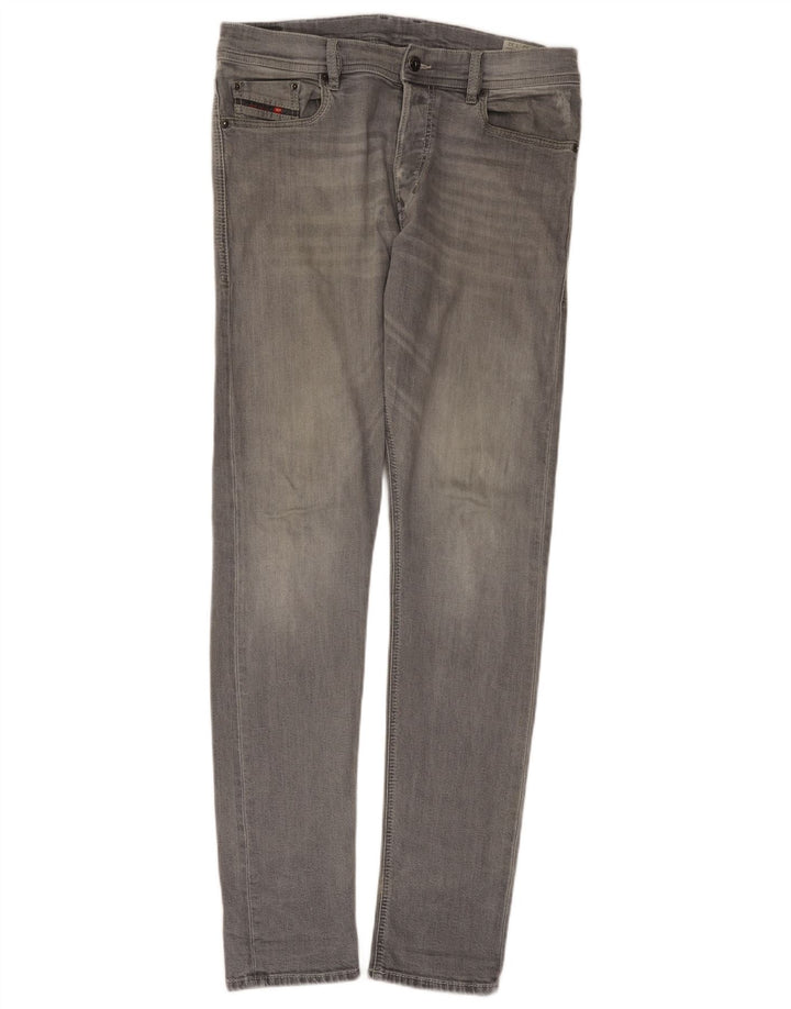 Diesel Uomo Tepphar Carrot Jeans Slim W32 L32 Cotone Grigio