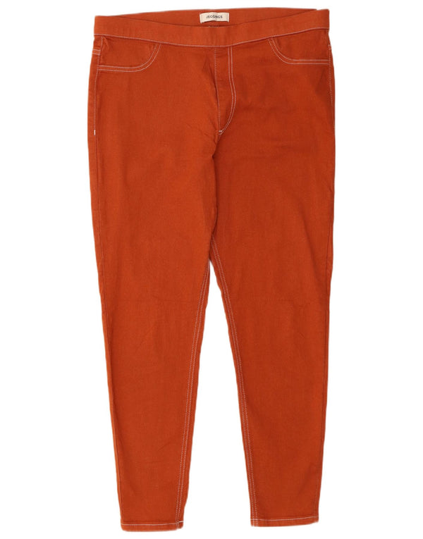 Marks & Spencer Womens Jegging Skinny Jeans UK 16 Large W36 L26 Orange