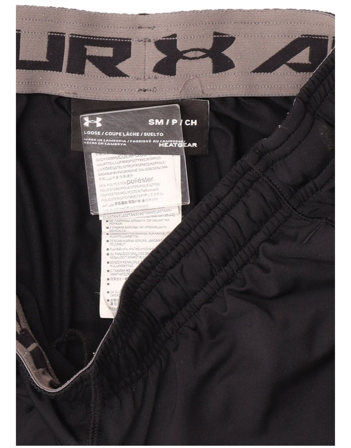 Pantaloncini sportivi da uomo UNDER ARMOUR piccoli sportivi in poliestere nero