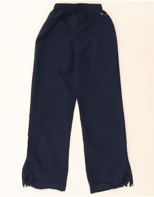 Pantaloni della tuta da ragazzo Adidas 9-10 anni in poliestere blu navy