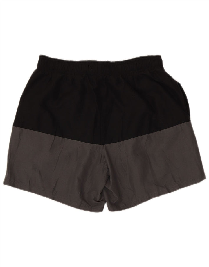 Pantaloncini sportivi Nike da uomo color block medio nero