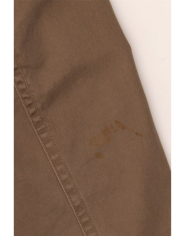 Parka da uomo con cappuccio BENETTON IT 48 Poliestere Marrone Medio