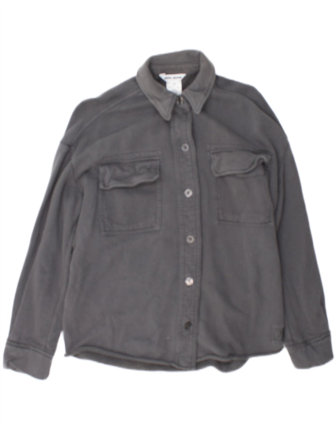 Camicia oversize da donna Dkny Overshirt UK 2 2XS Cotone grigio