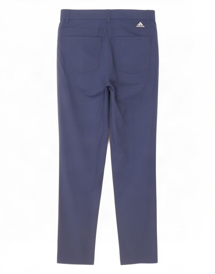 Pantaloni casual slim da uomo Adidas W32 L30 blu in poliammide