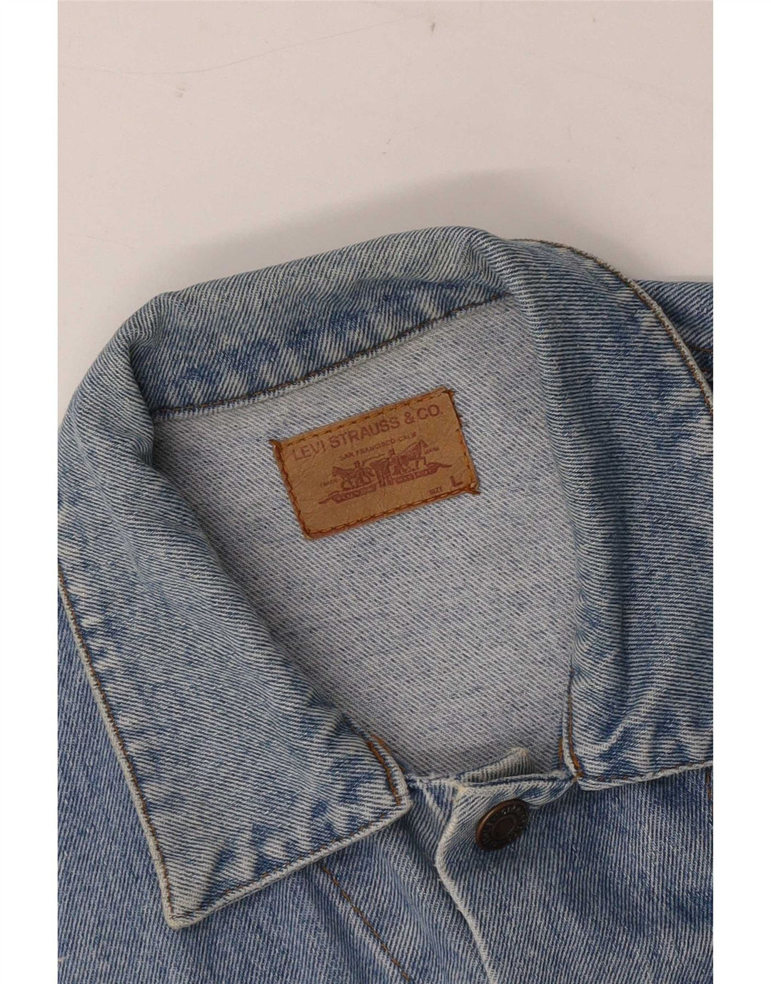 Giacca di jeans da uomo Levi's UK 40 grande blu