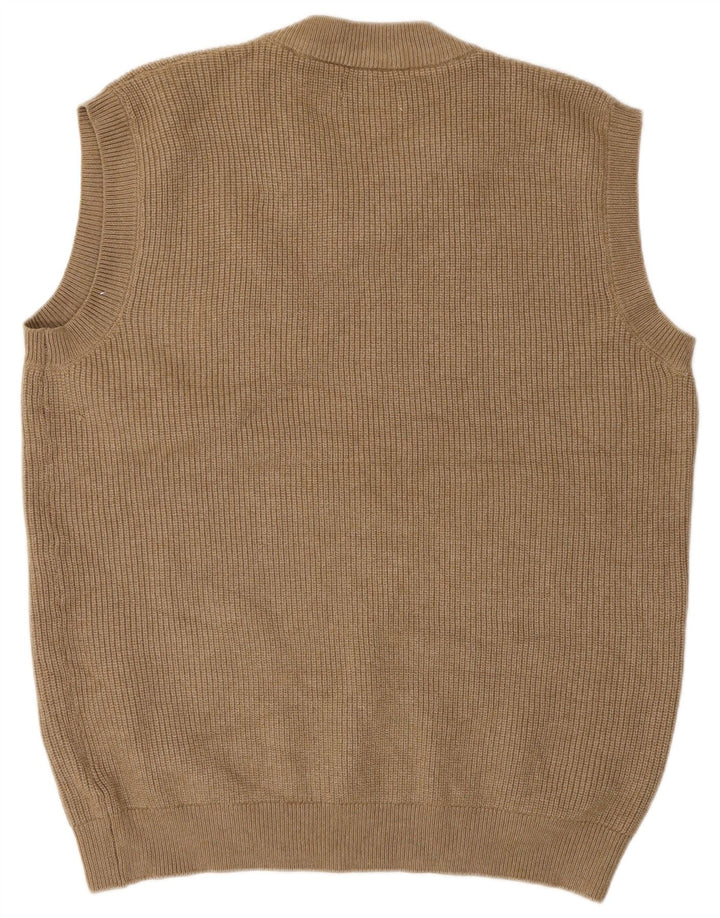 Canottiera da uomo Marks & Spencer, grande, in poliestere beige