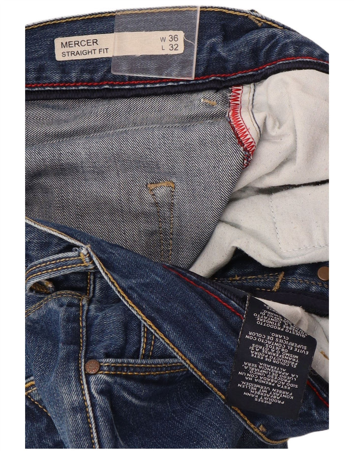 Jeans dritti Mercer da uomo Tommy Hilfiger W36 L32 Blu