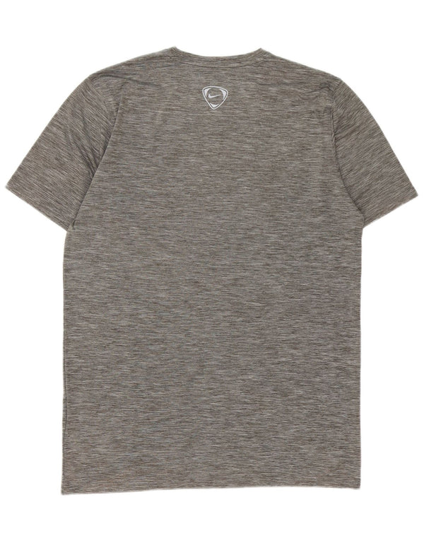 T-shirt da uomo Nike Dri Fit Top 3XL poliestere chiazzato grigio