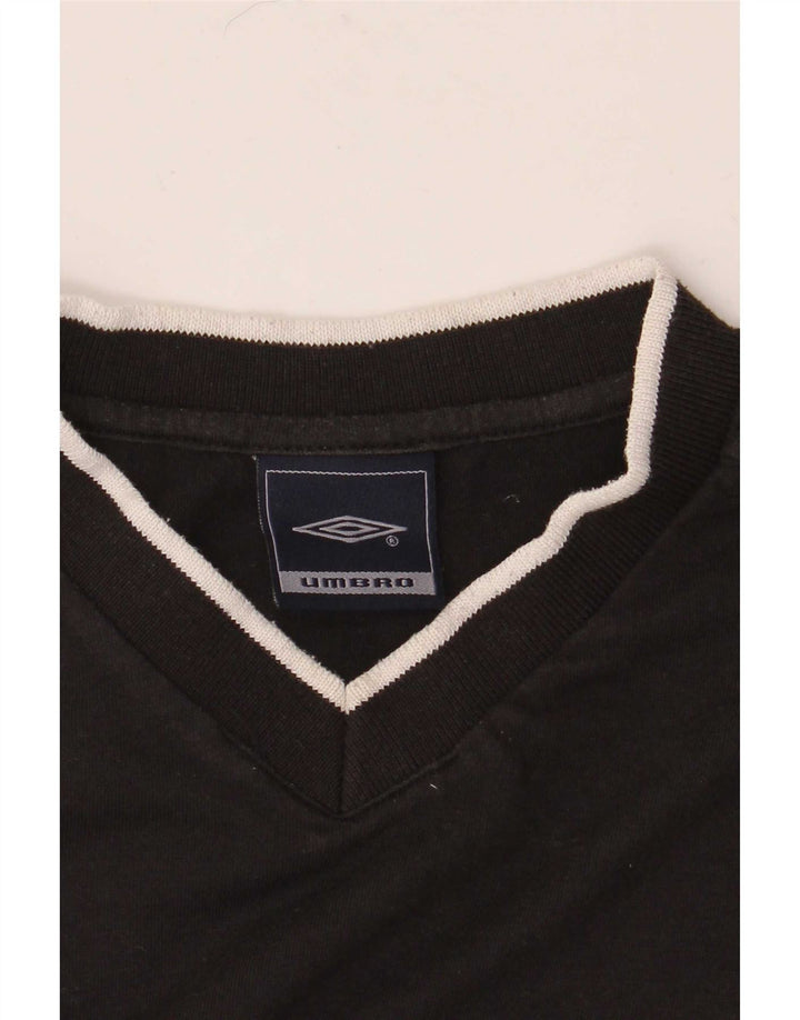 Canotta da uomo Umbro medio nera in poliestere