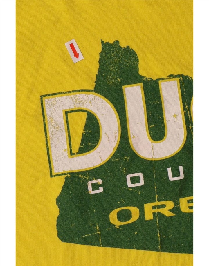 T-shirt grafica da uomo Russell Athletic Top 2XL Gialla