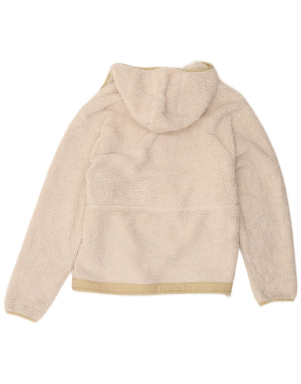 Maglione in pile da donna con collo e zip con cappuccio The North Face UK 14 Medium White