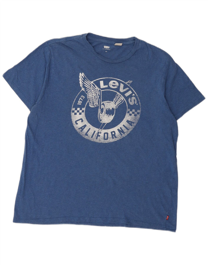 T-shirt grafica da uomo Levi's Top 2XL Blu