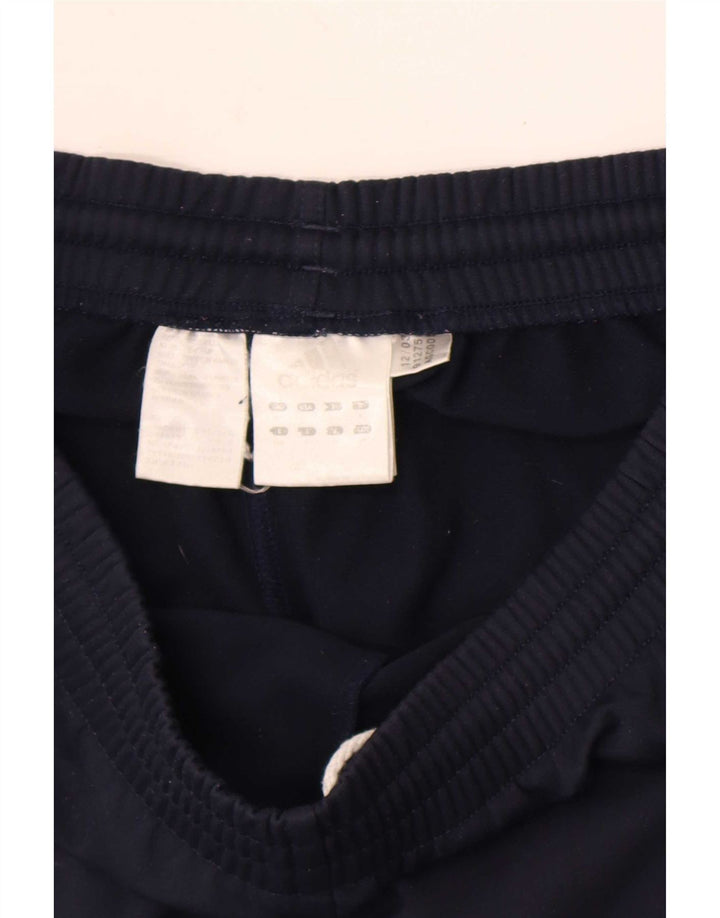 Pantaloni da tuta da uomo Adidas medi in poliestere blu navy