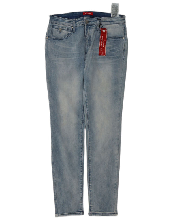 Guess Jeans skinny Avalon da uomo W34 L32 cotone blu