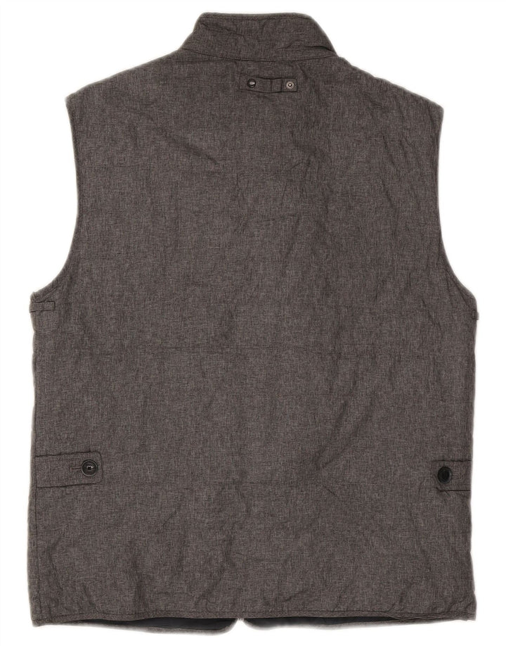 Gilet da uomo Massimo Dutti UK 38 Nylon grigio medio